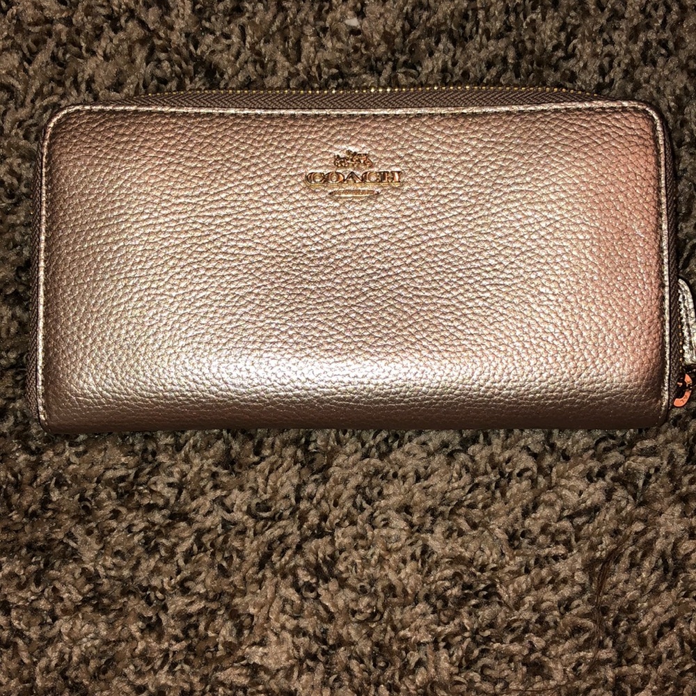 Gold Coach Wallet